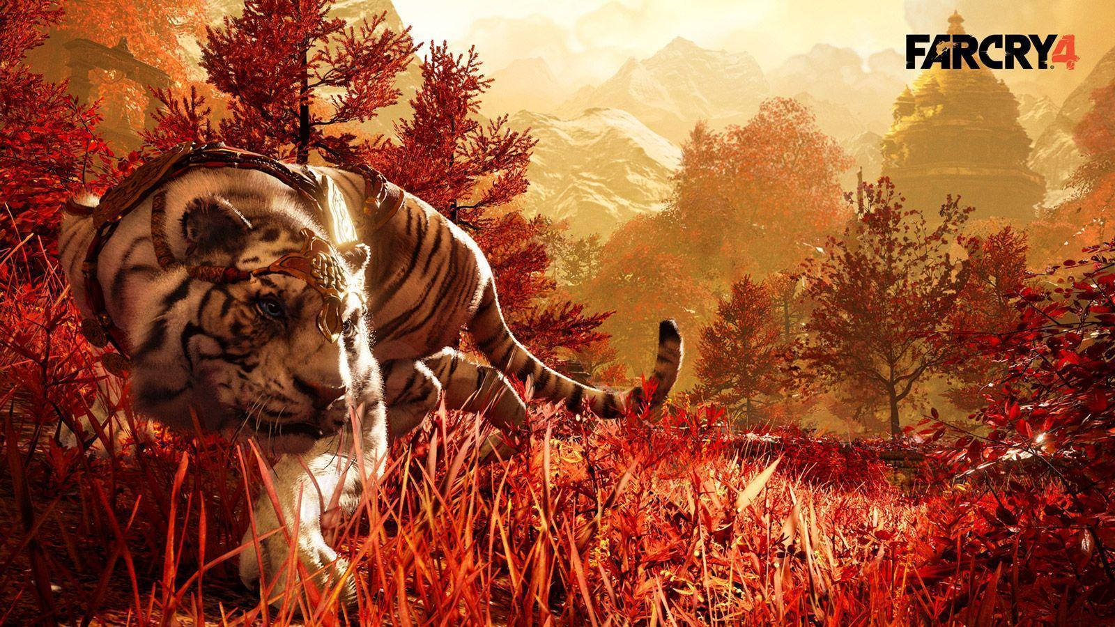 Shangri-la Sky Tiger Far Cry 4 Hd Phone Background