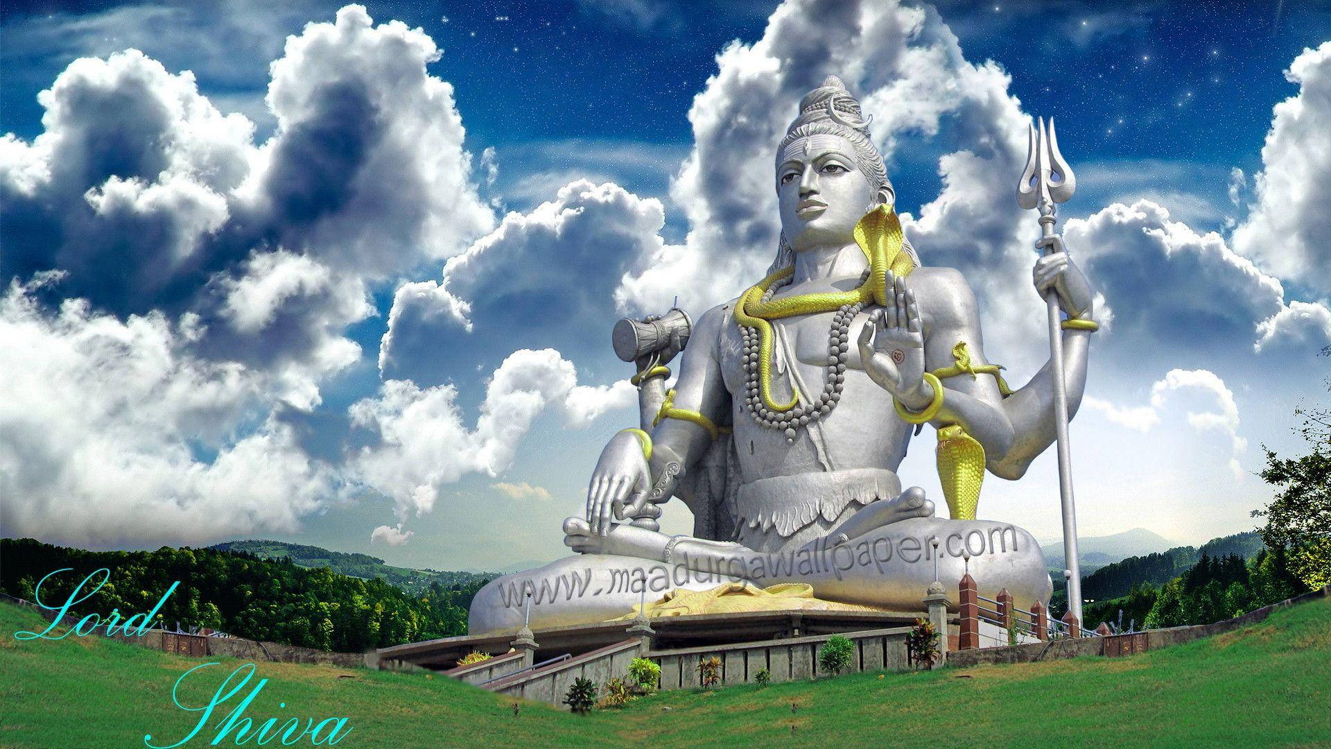 Shankar Bhagwan 3d Statue Of Shiva