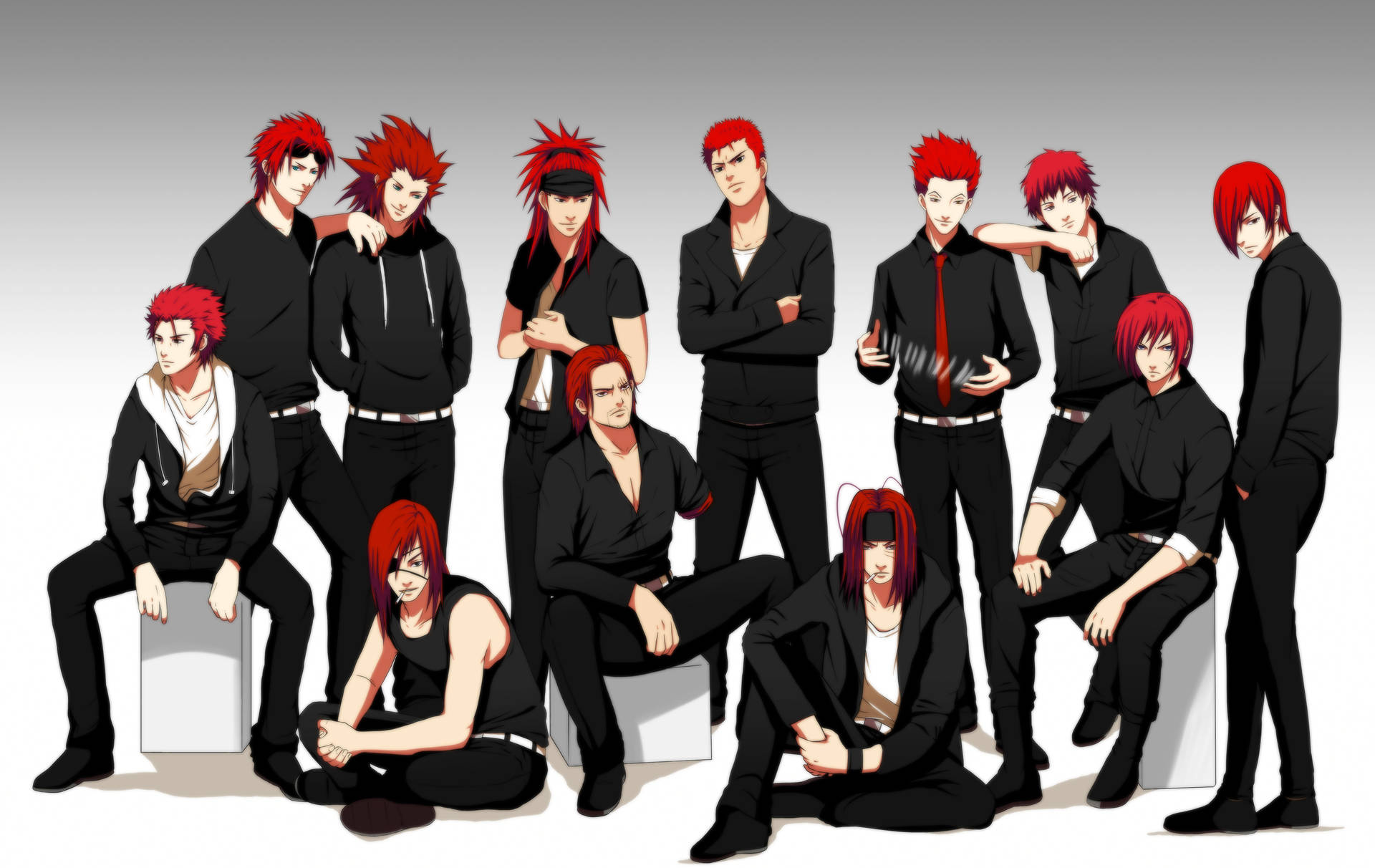 Shanks Red-haired Anime Boys Background