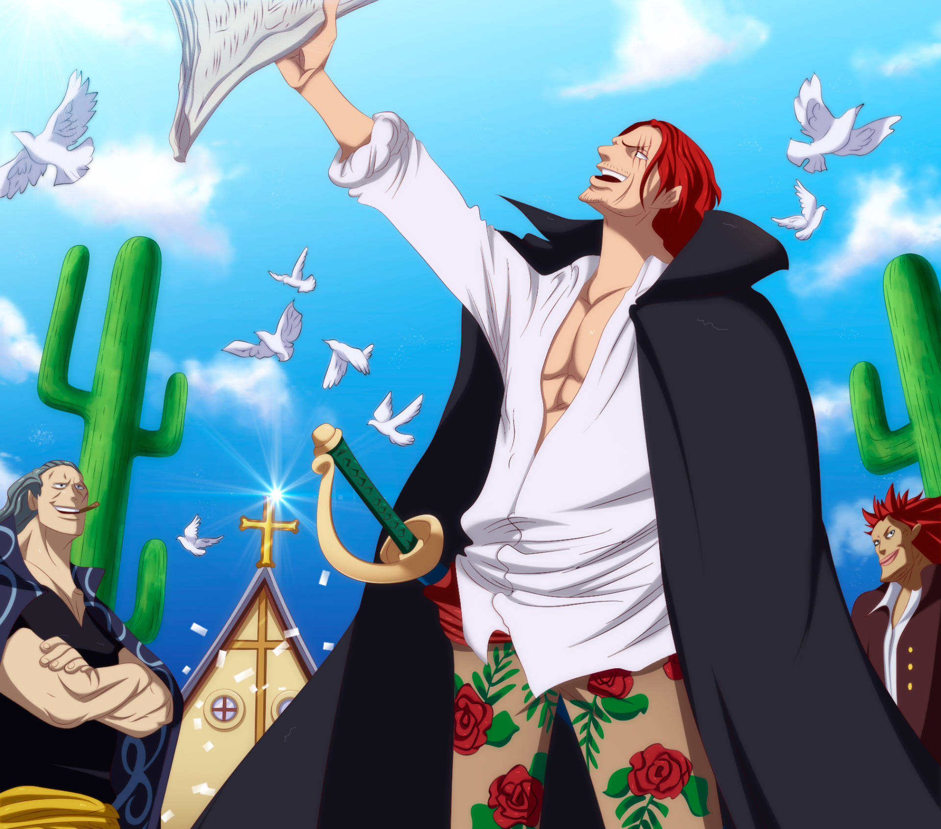 Shanks Victory Background