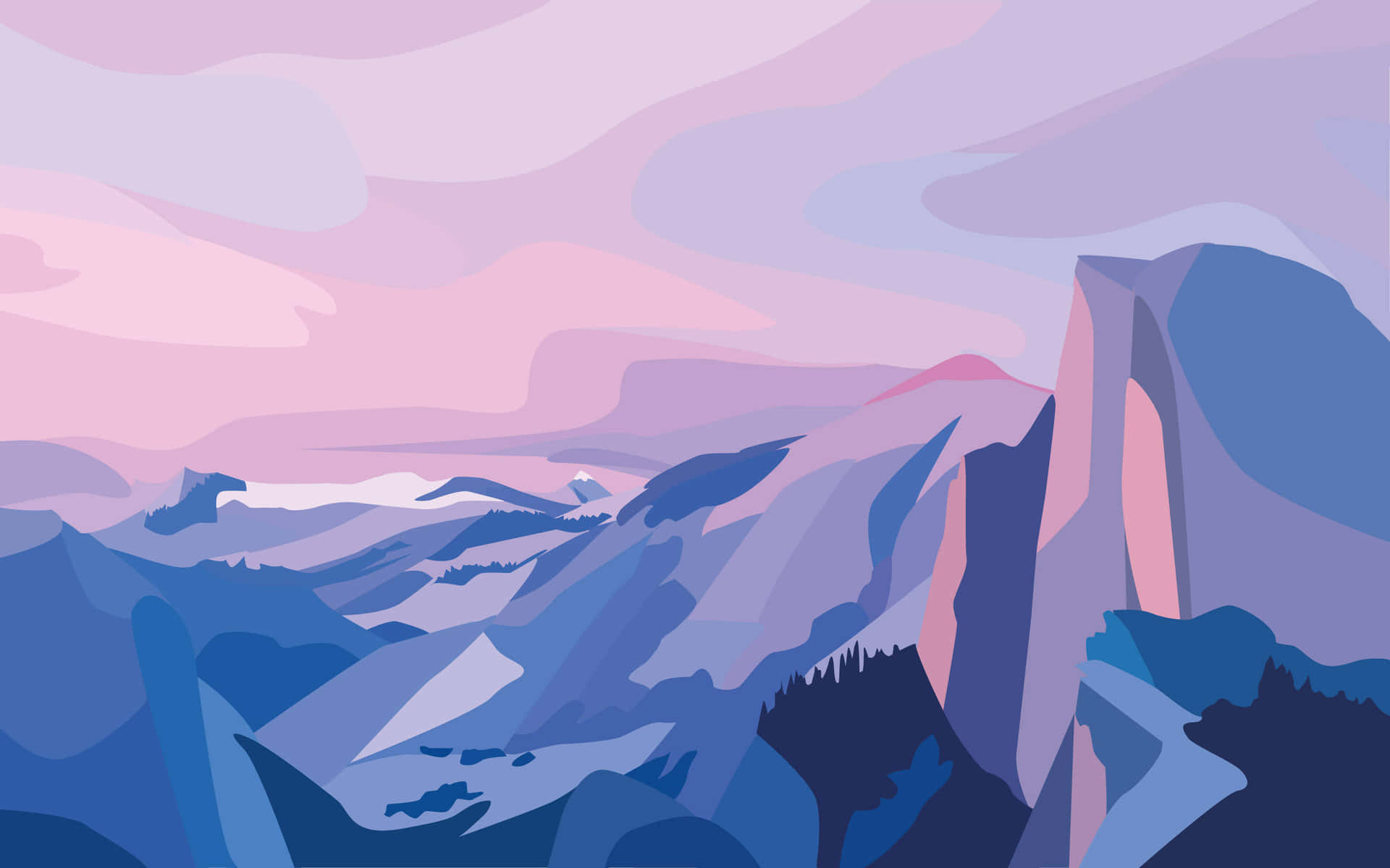 Shape Mountain Aesthetic