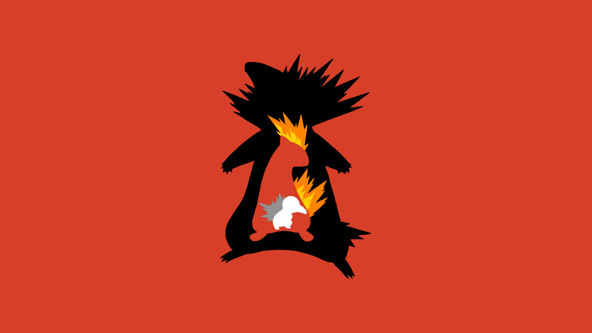 Shapes Forming Cyndaquil Background