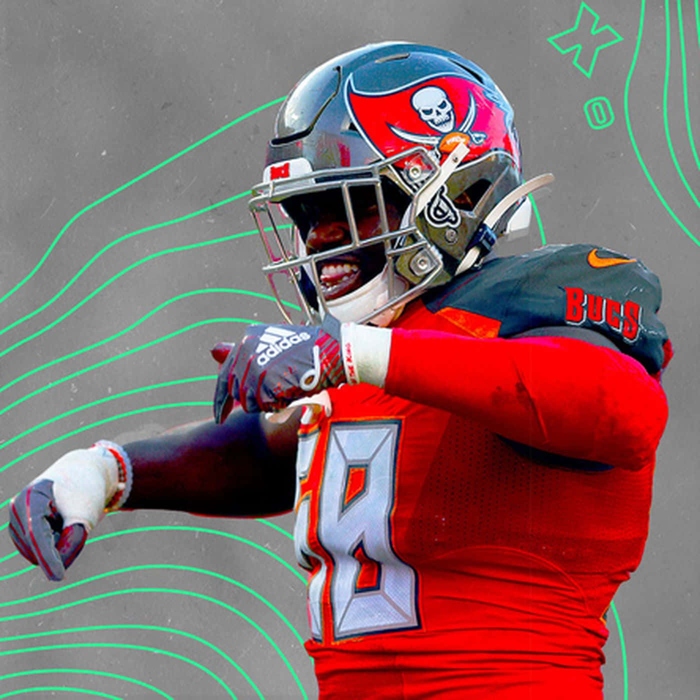Shaquil Barrett Fanart Tampa Bay Buccaneers Background
