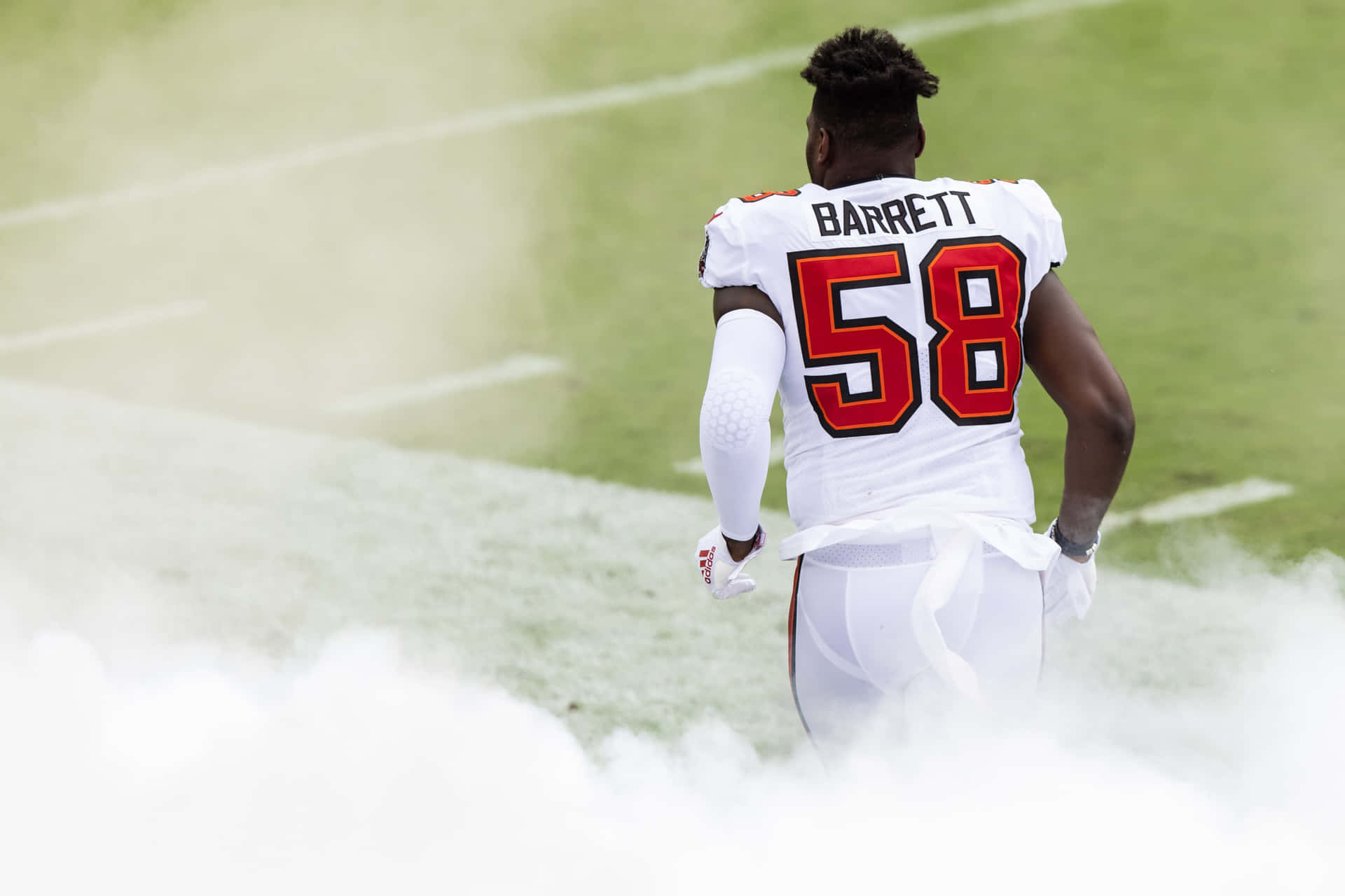 Shaquil Barrett Smoky Poster Tampa Bay Buccaneers Background