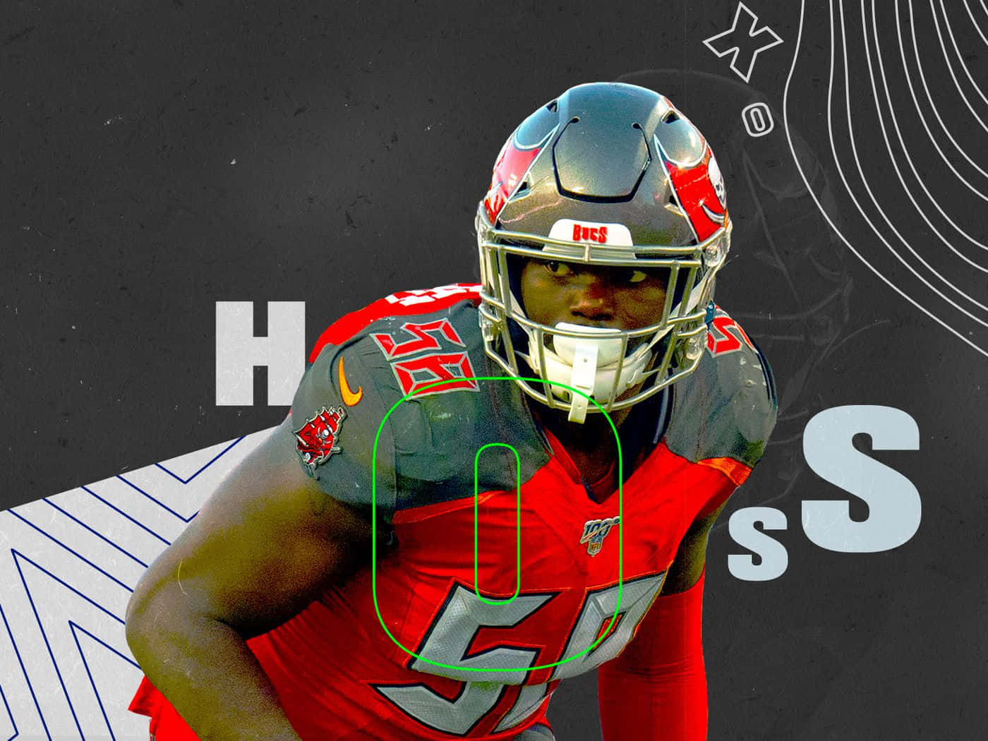 Shaquil Barrett Tampa Bay Buccaneers Fanart Background