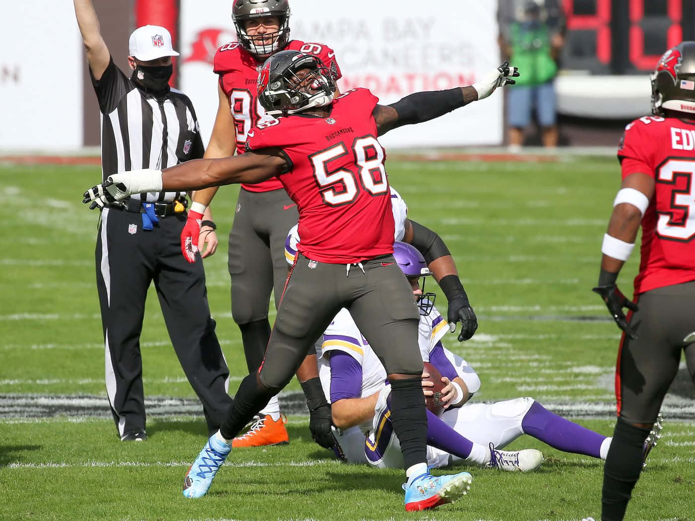 Shaquil Barrett Tampa Bay Buccaneers Nfl Background