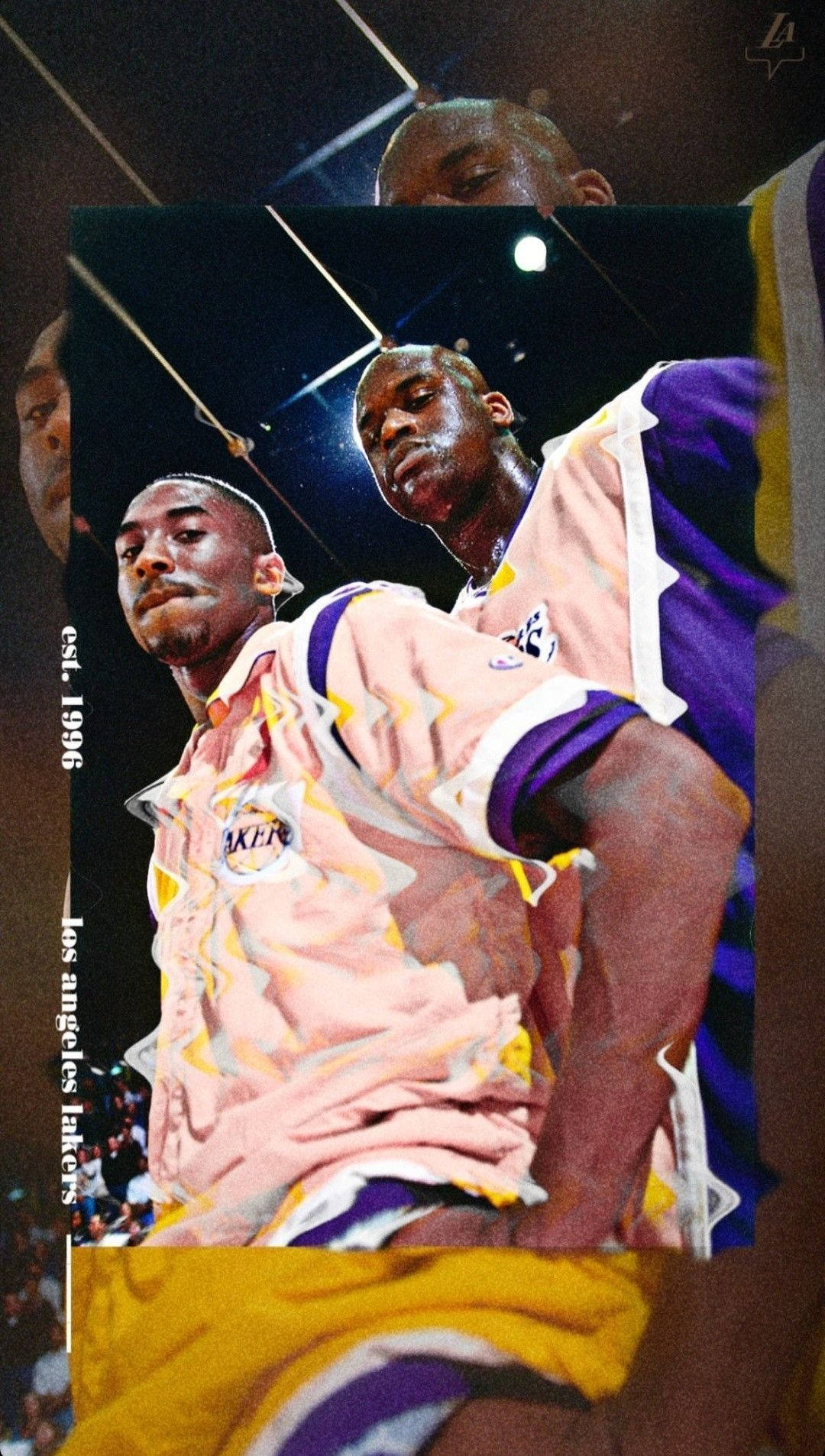 Shaquille O'neal And Kobe Background