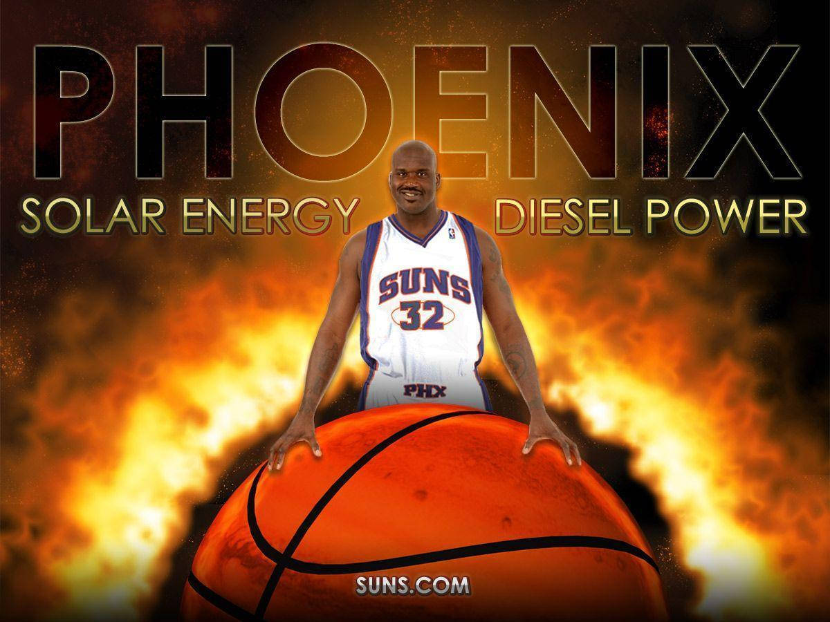 Shaquille O'neal Phoenix Suns Background