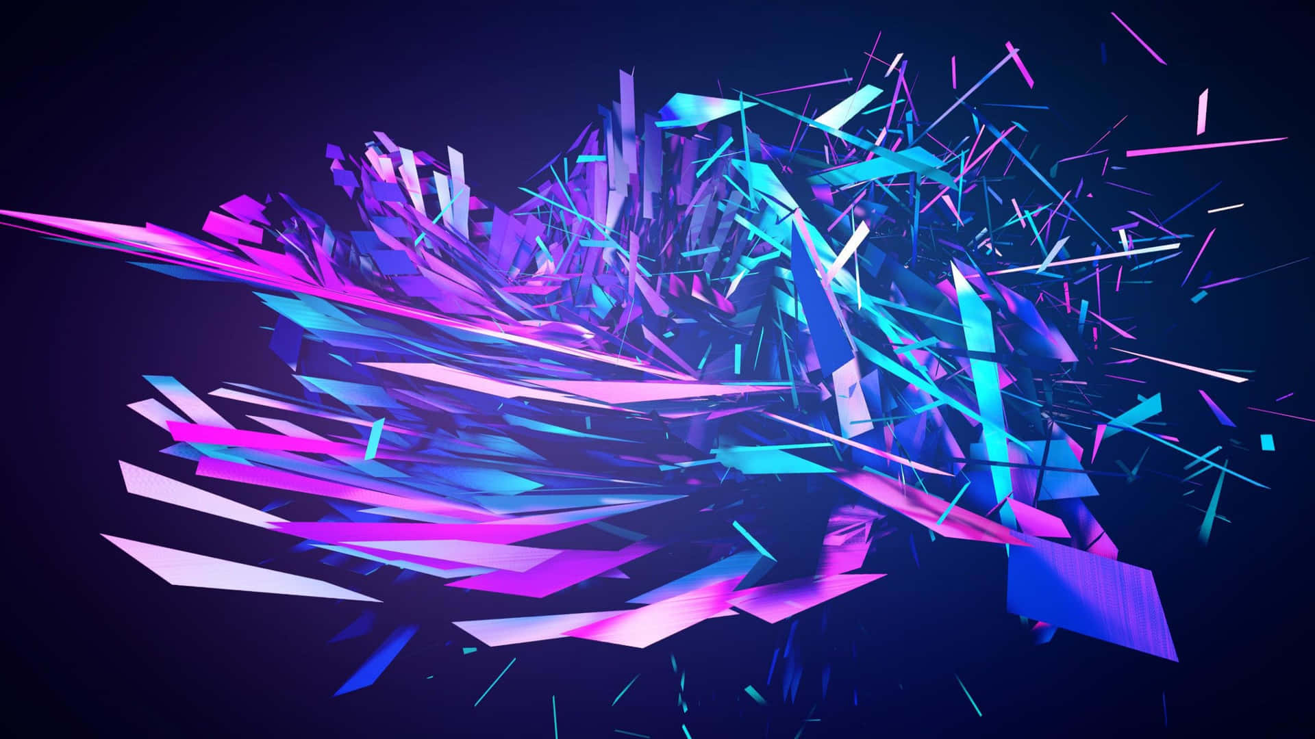 Shards Of Blue Purple Desktop Background