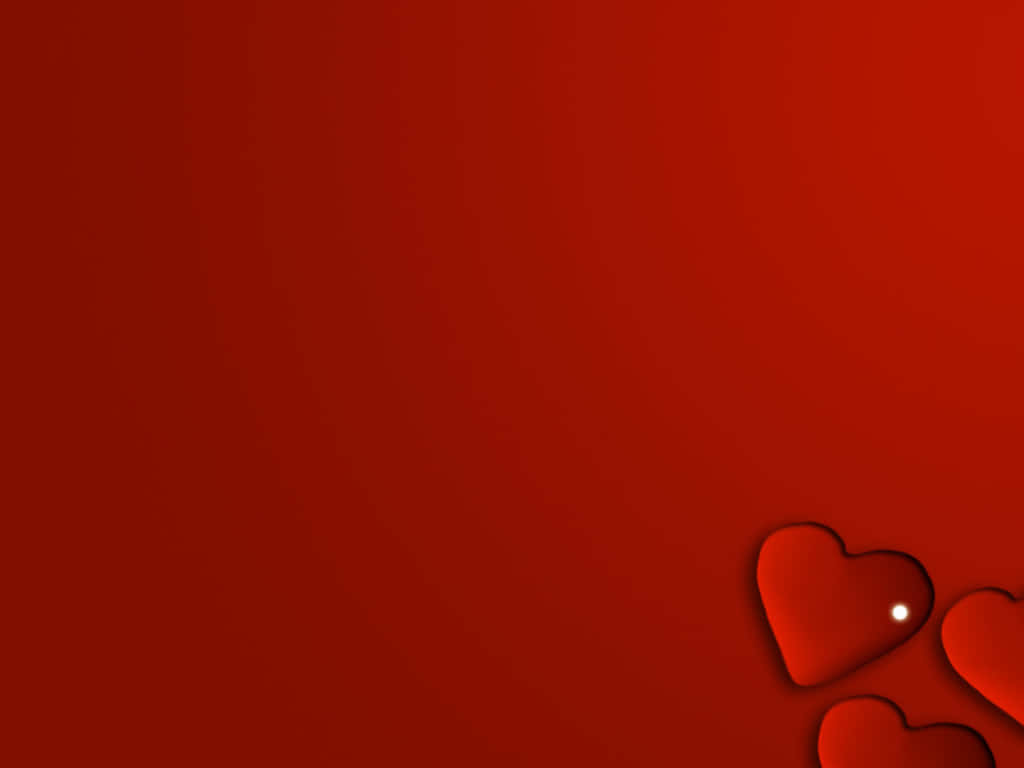 Share Love With A Red Heart Background