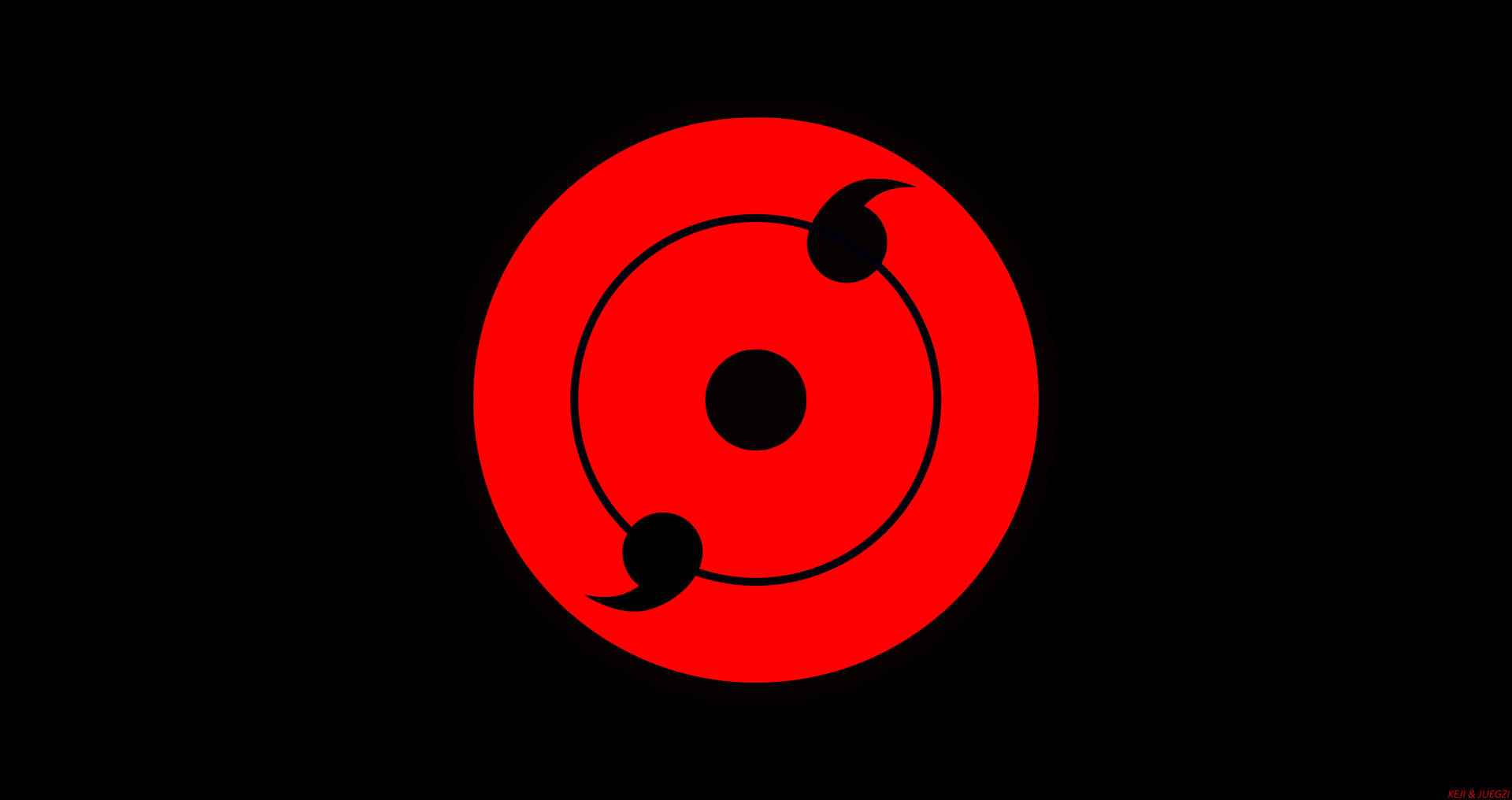 Sharingan Live Double Tomoe Black And Red