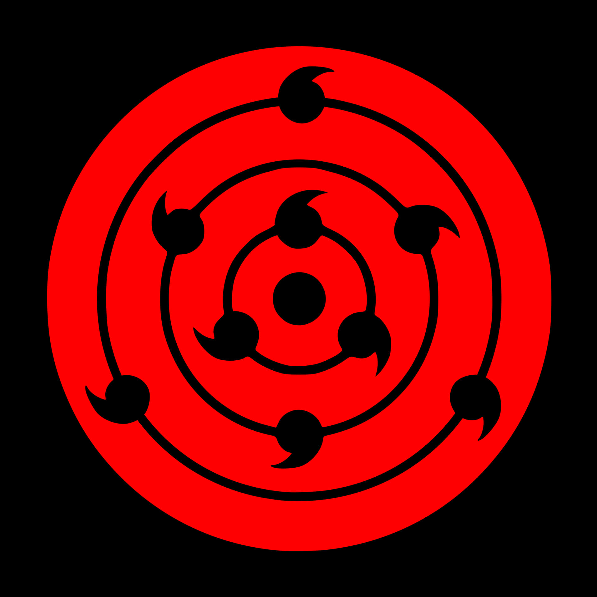 Sharingan Moon Red Pfp Background