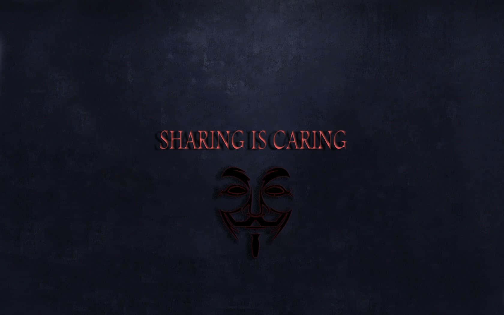 Sharingis Caring Mask Wallpaper Background