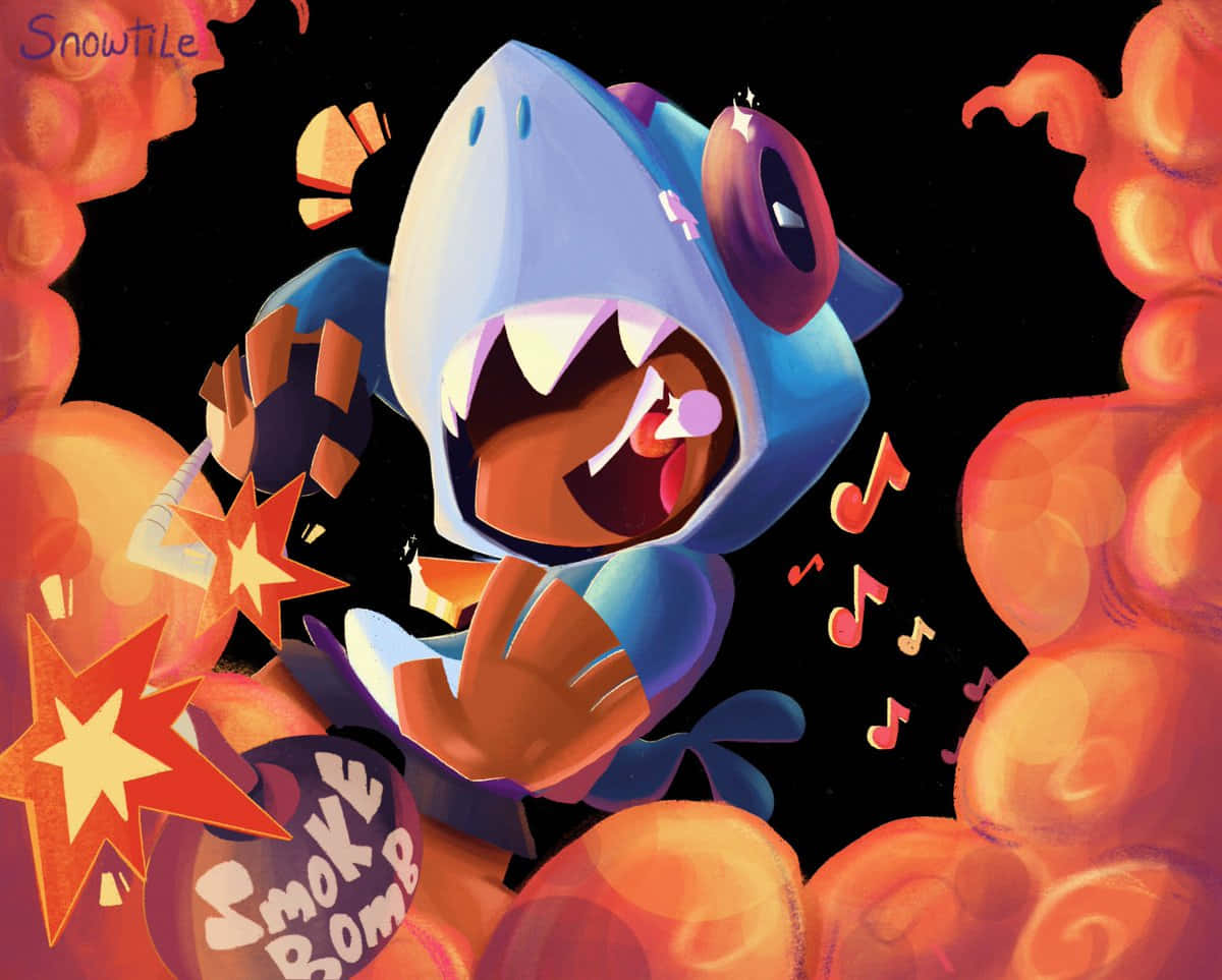 Shark Leon Brawl Stars Background