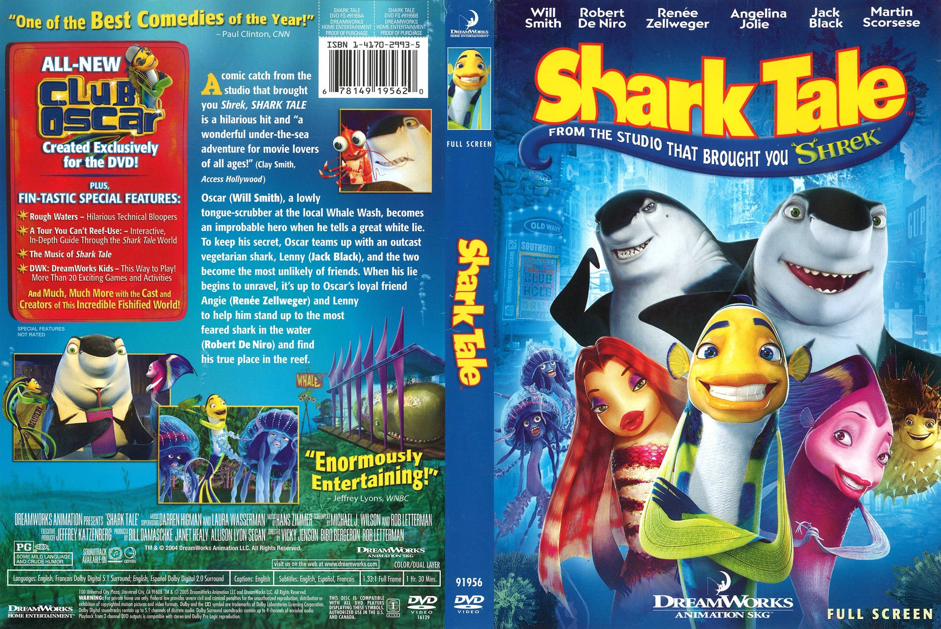 Shark Tale Dvd Poster