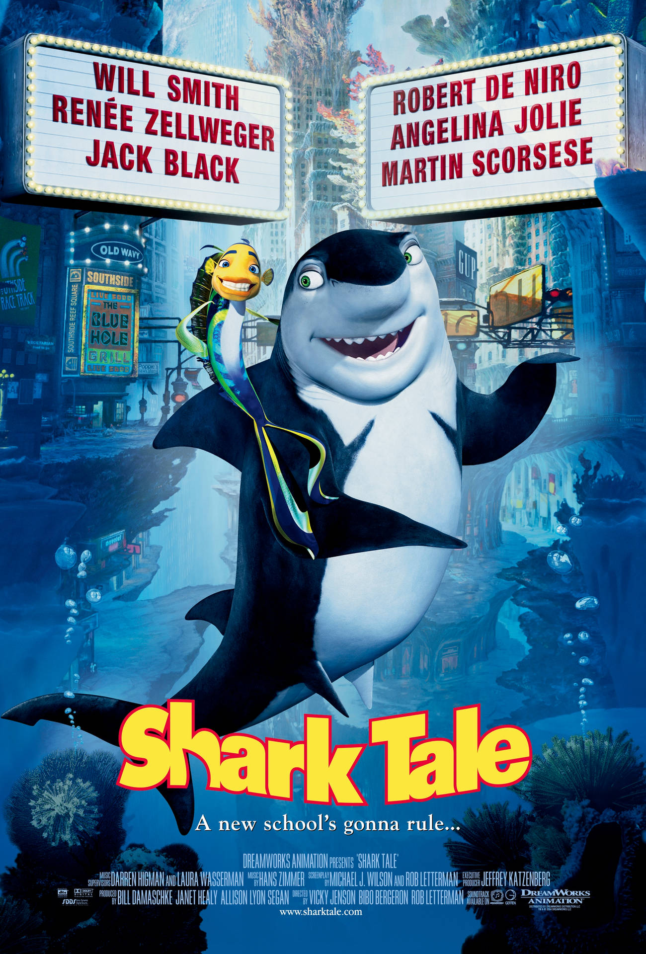 Shark Tale Poster Cast Names