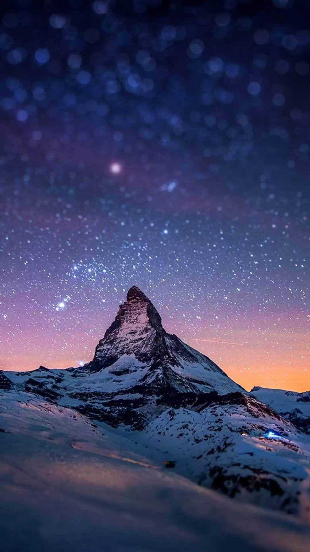 Sharp Mountain Peak Iphone 6s Plus Background