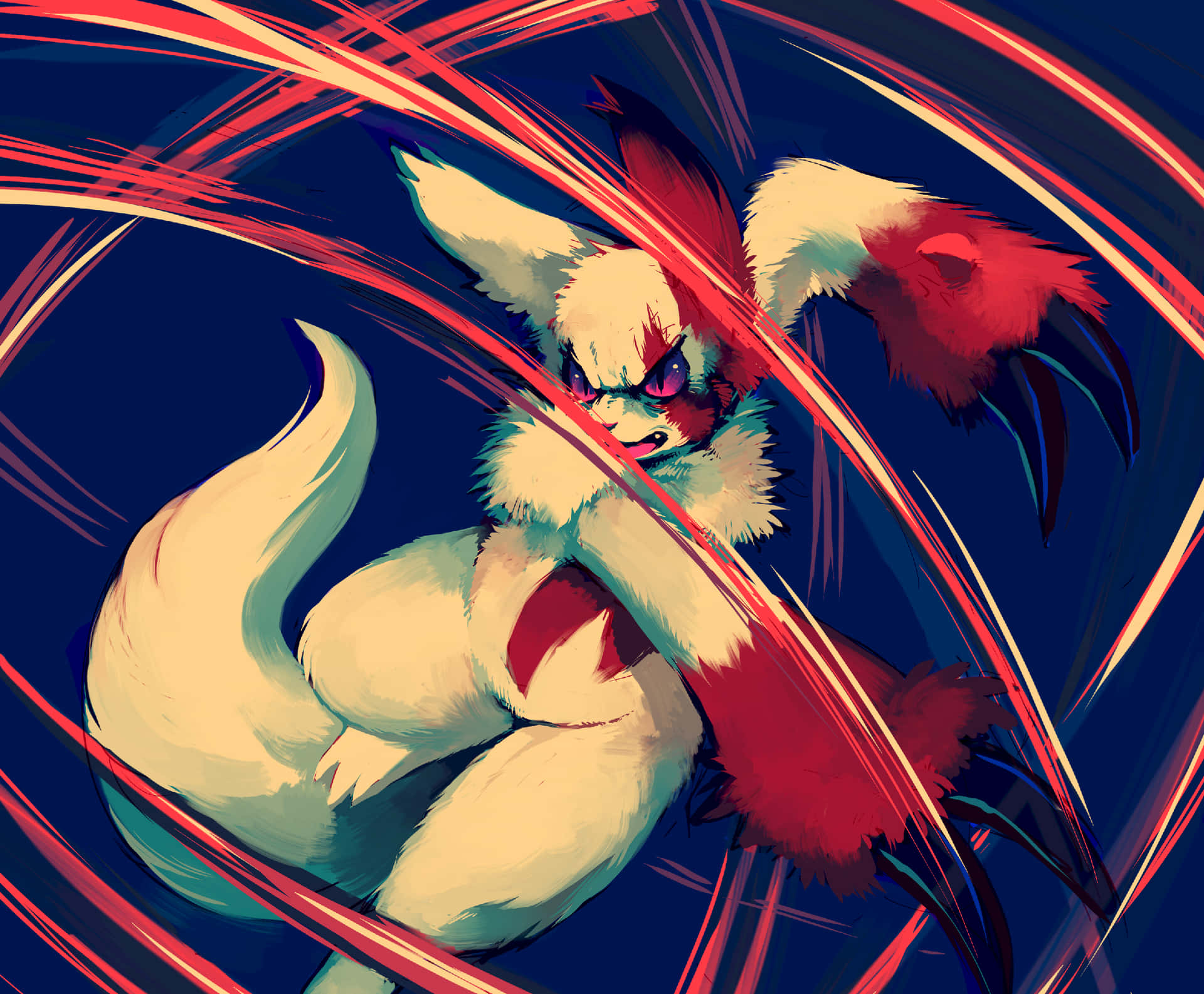 Sharp Nails Of Zangoose Background