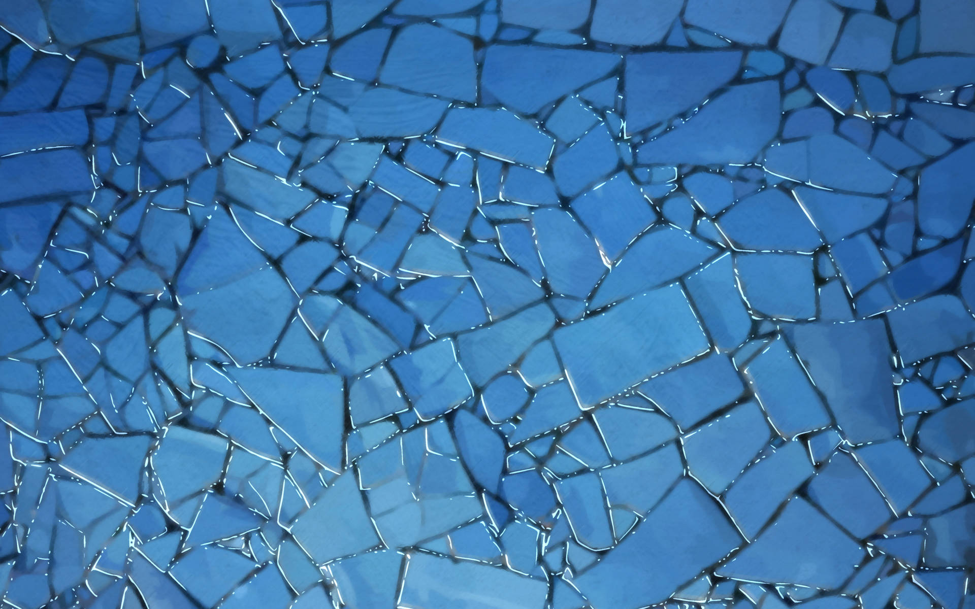 Shattered Beauty - A Spectacle Of Broken Glass Tiles
