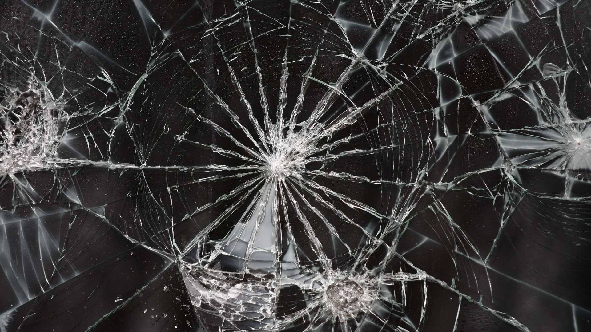 Shattered Broken Screen Background