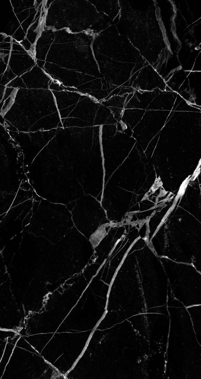 Shattered Glass Solid Black Iphone Background