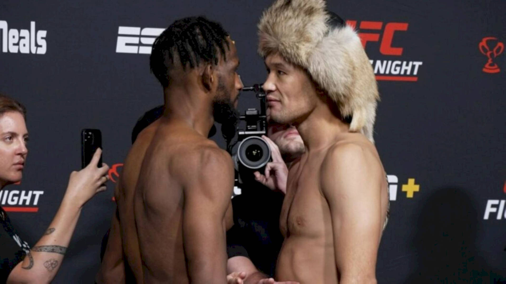 Shavkat Rakhmonov Neil Magny Face-off Background