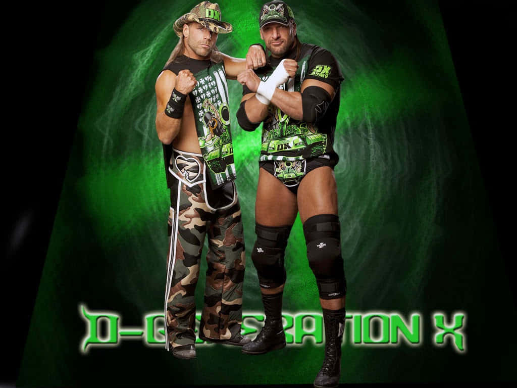 Shawn Michaels And Triple H: The Iconic Duo Of Degeneration X Background