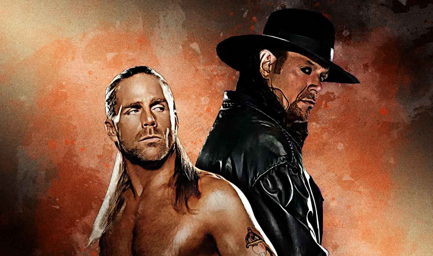 Shawn Michaels The Undertaker Background
