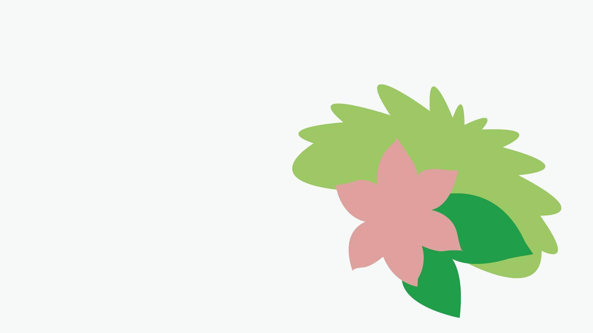 Shaymin Green Parts Background