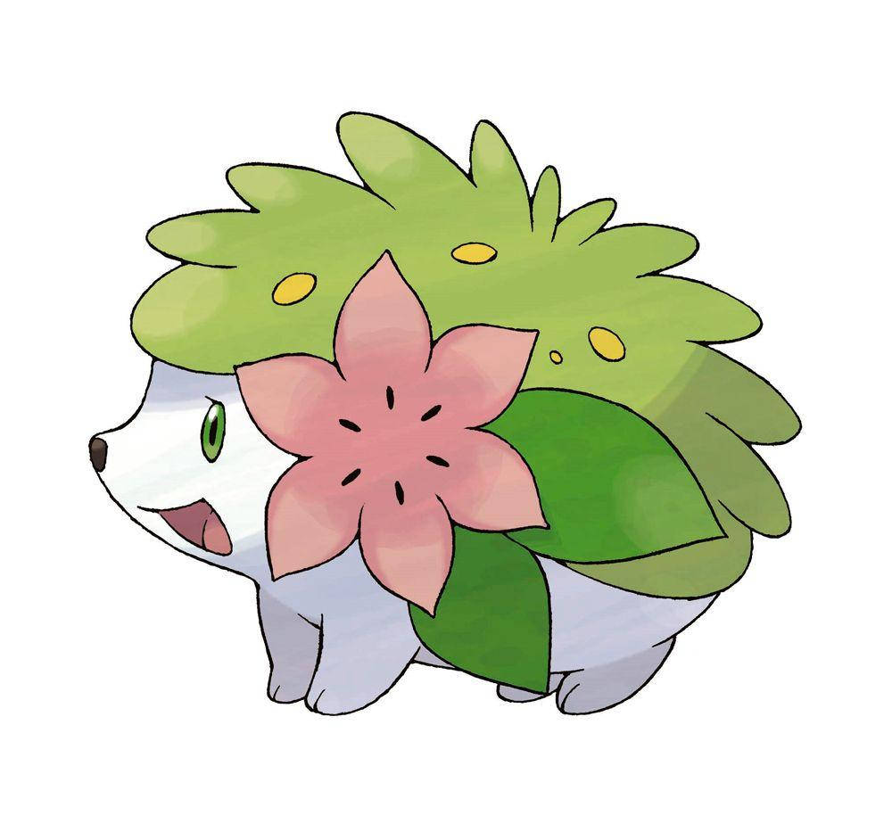 Shaymin Official Artwork Background