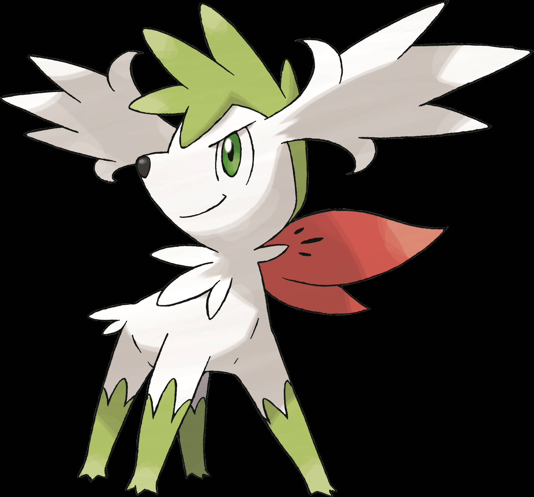 Shaymin Sky Forme Official Art