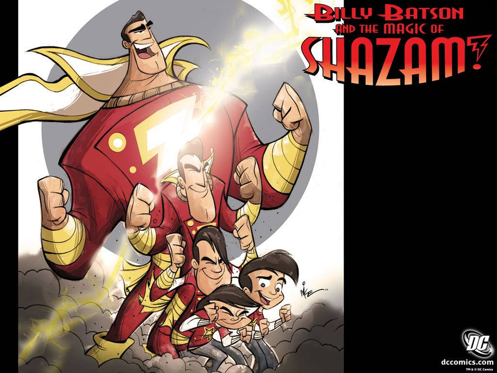 Shazam 2d Illustration