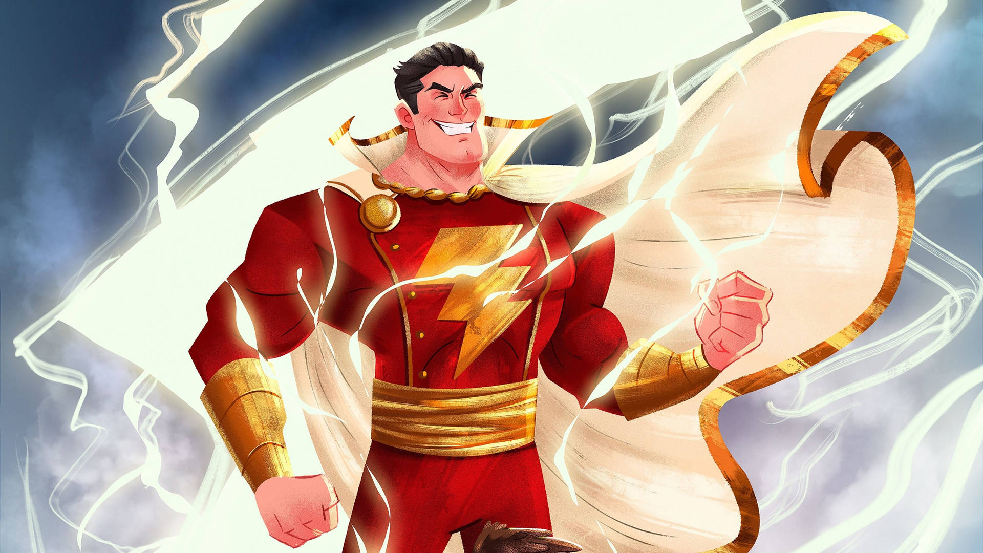 Shazam Lightning Bolt Superhero Powers