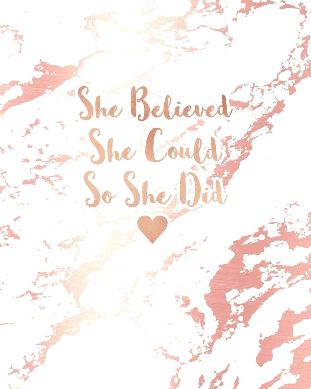 She Believed She Could So She Did Background