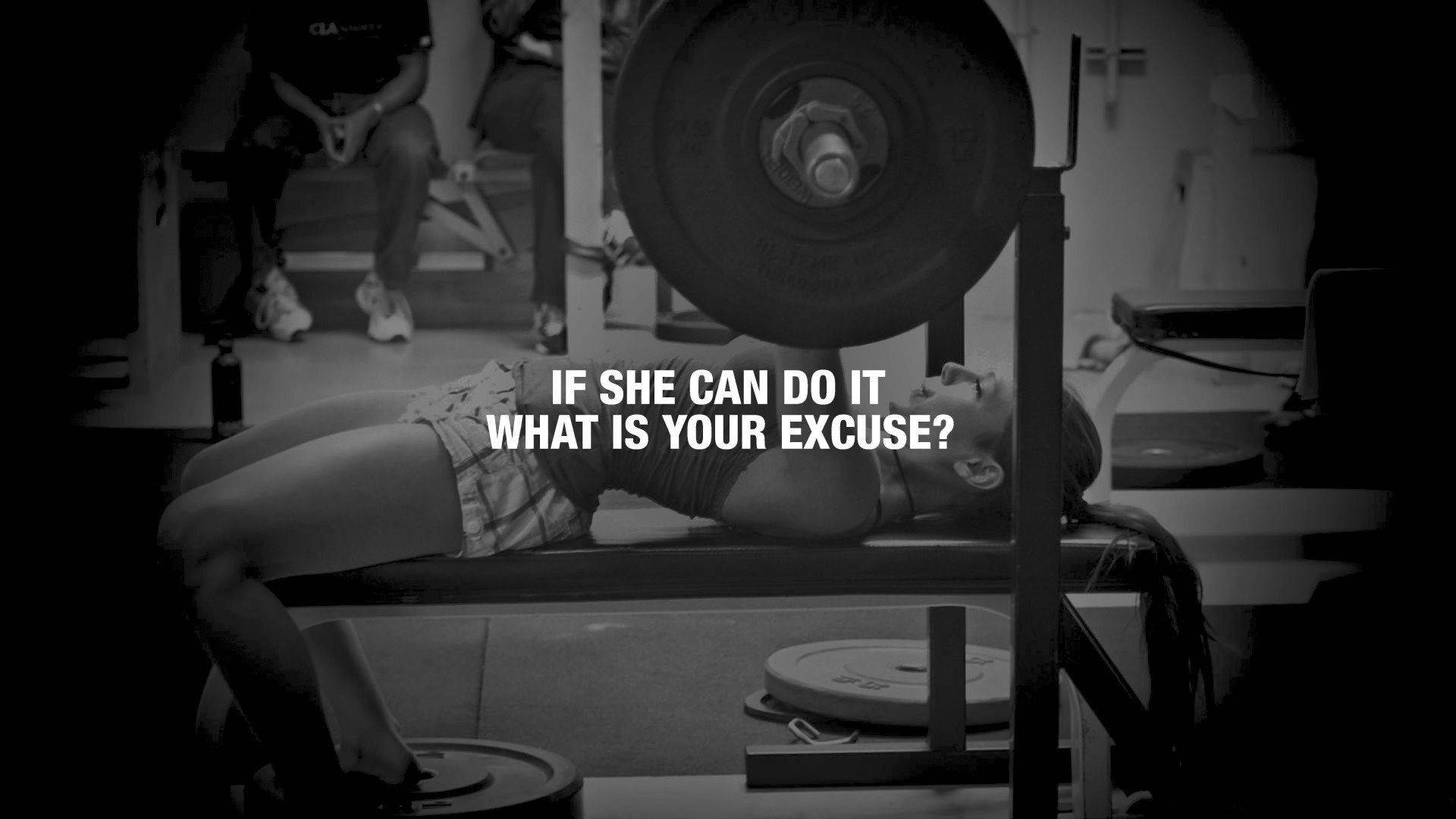 She Can Do It Fitness Motivations