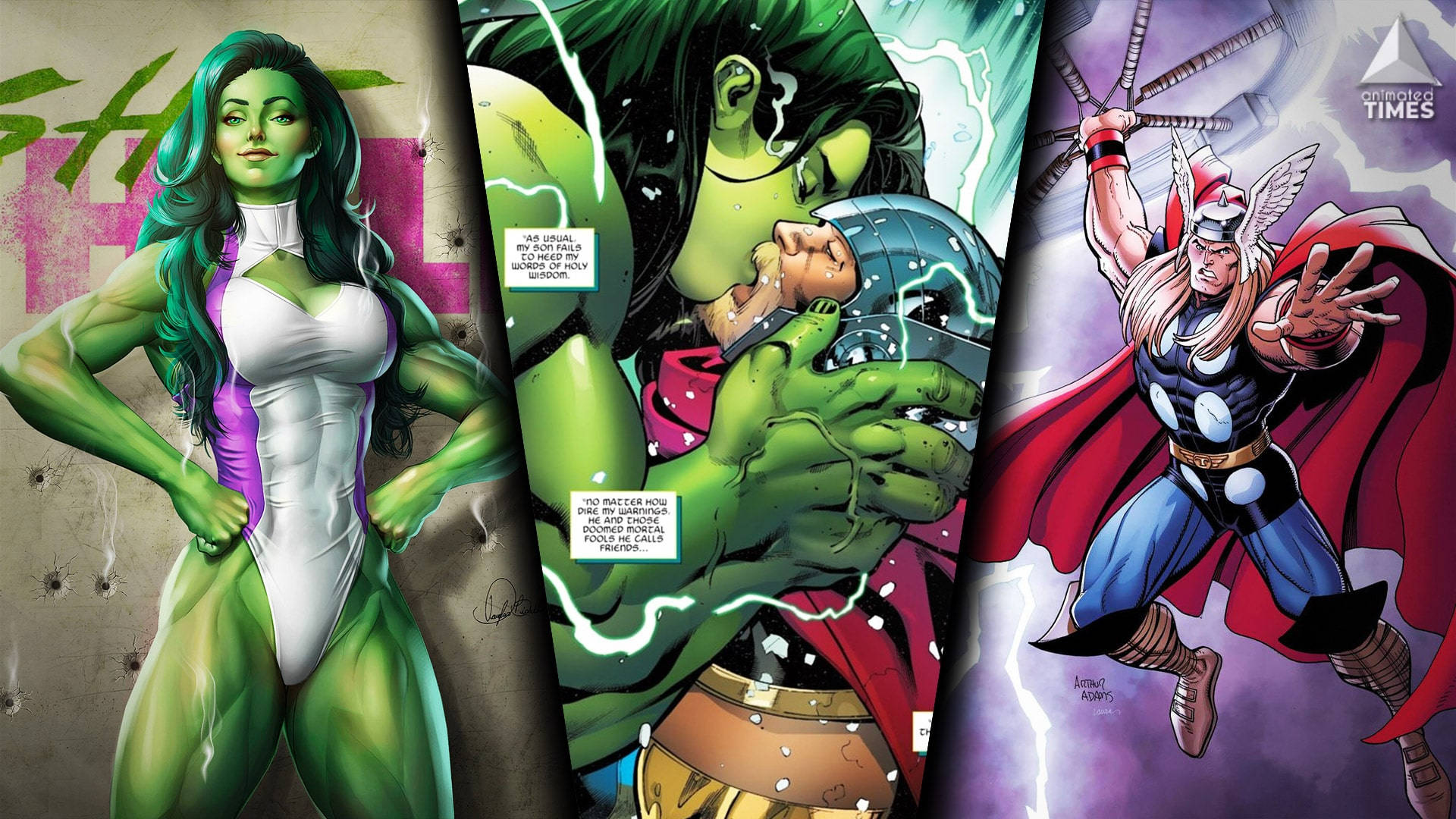 She Hulk And Thor Background