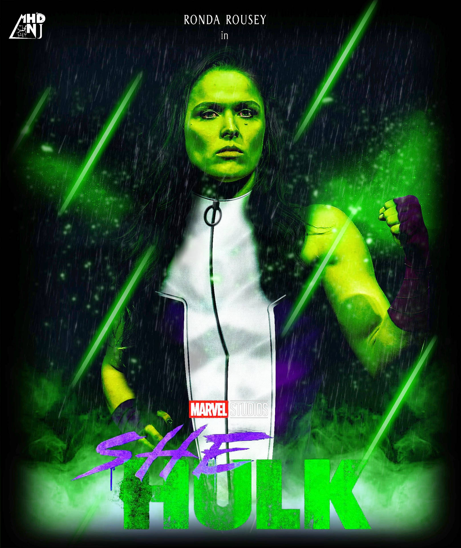 She Hulk Ronda Rousey Background