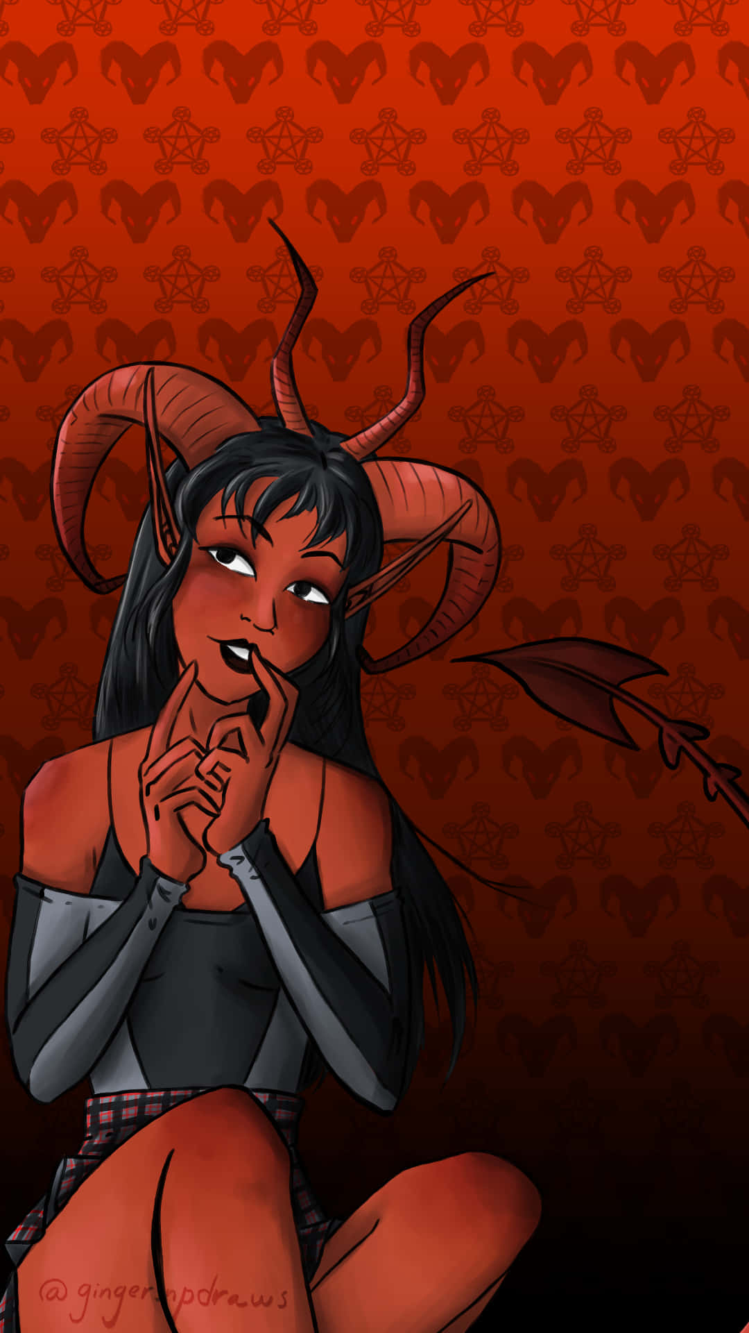 She's A Devil In Disguise Background