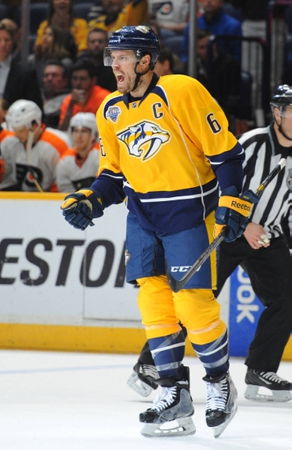 Shea Weber Hype Nashville Predators Player Background