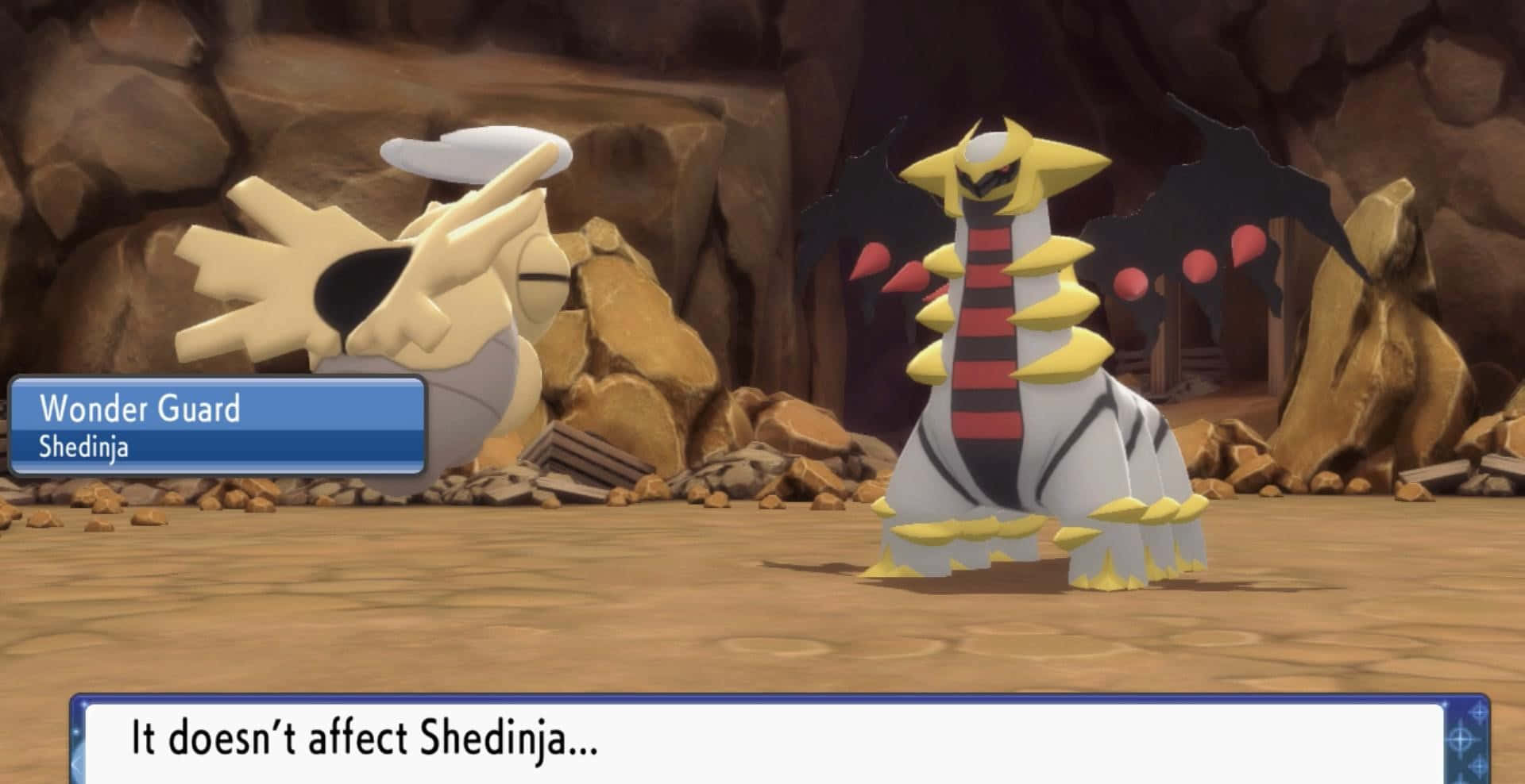 Shedinja Face-off Background