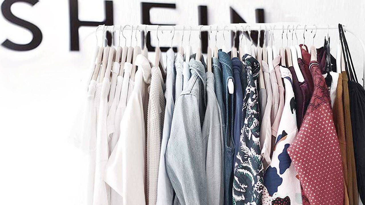 Shein Clothes Rack Background