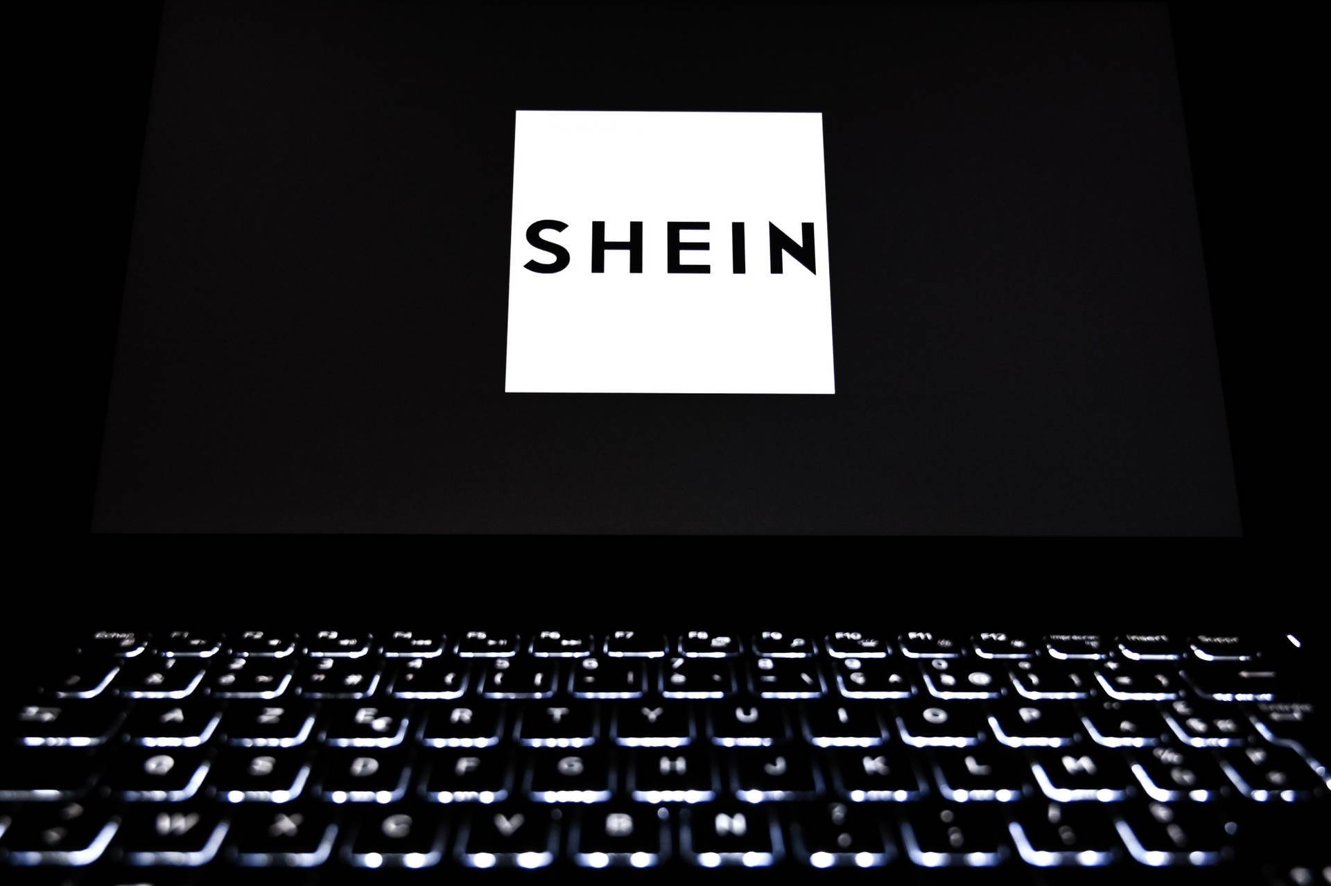 Shein On Computer Screen Background