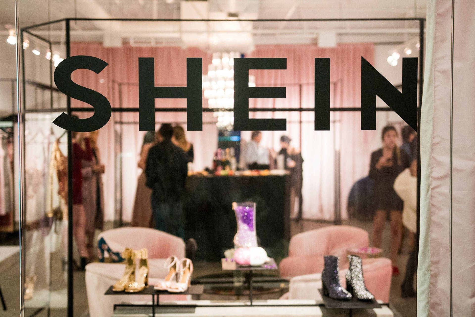 Shein Store Window Background