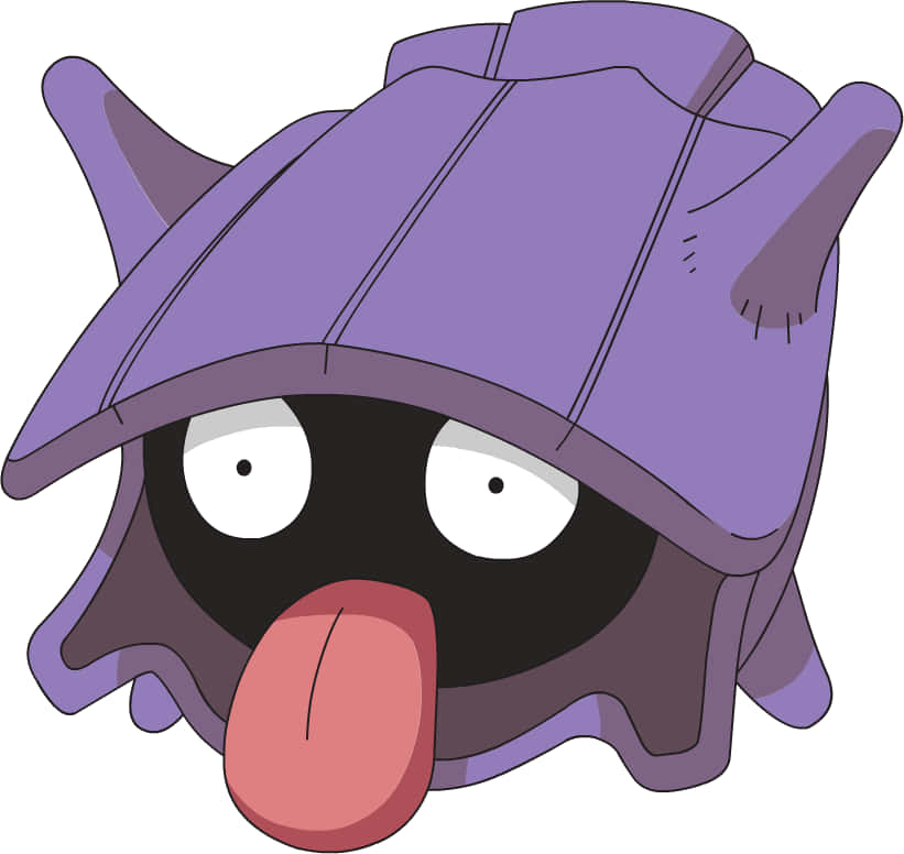Shellder Dark Purple Colors Background