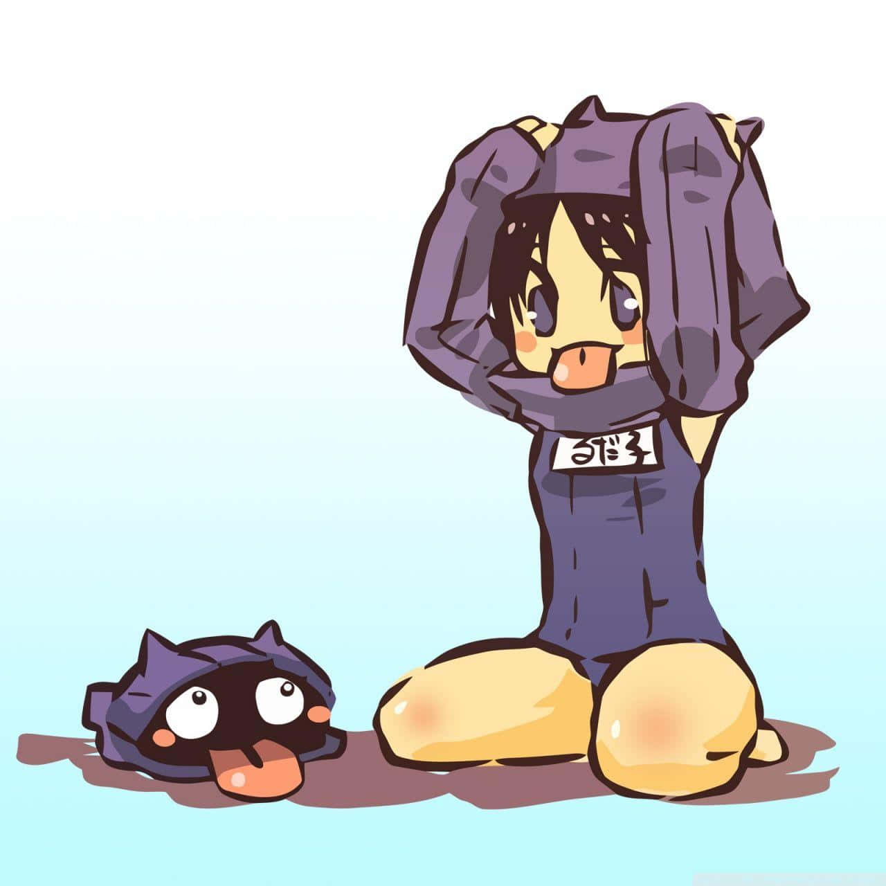 Shellder With Student Swimsuit