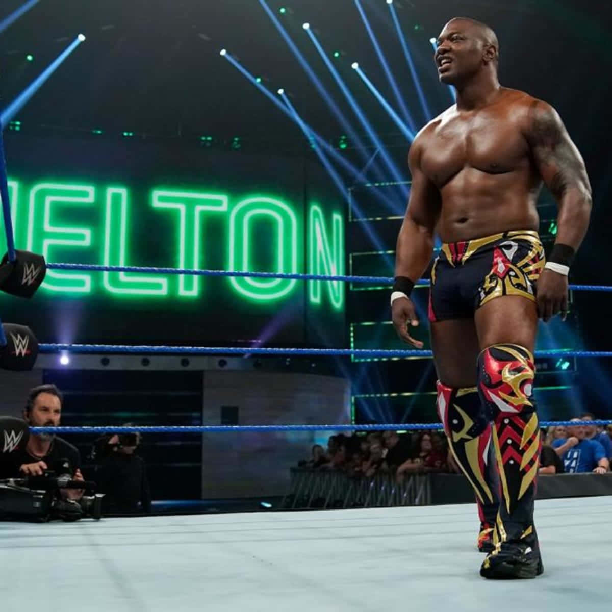 Shelton Benjamin Chad Gable King Ring Background