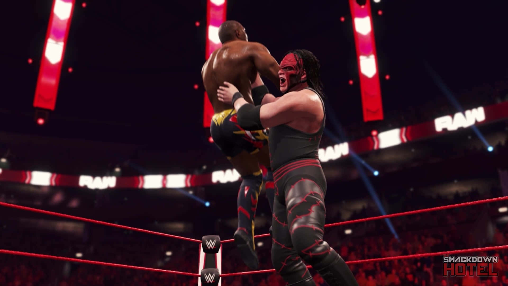 Shelton Benjamin Kane Wwe Slam Background