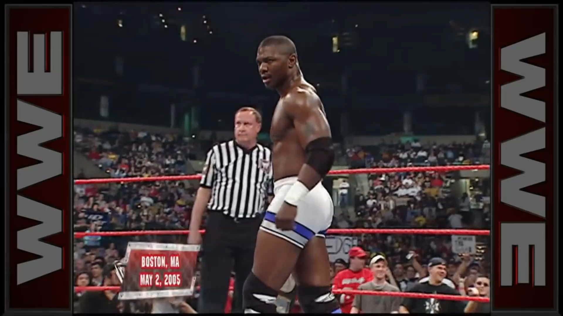 Shelton Benjamin Shawn Michaels Wwe Raw Background