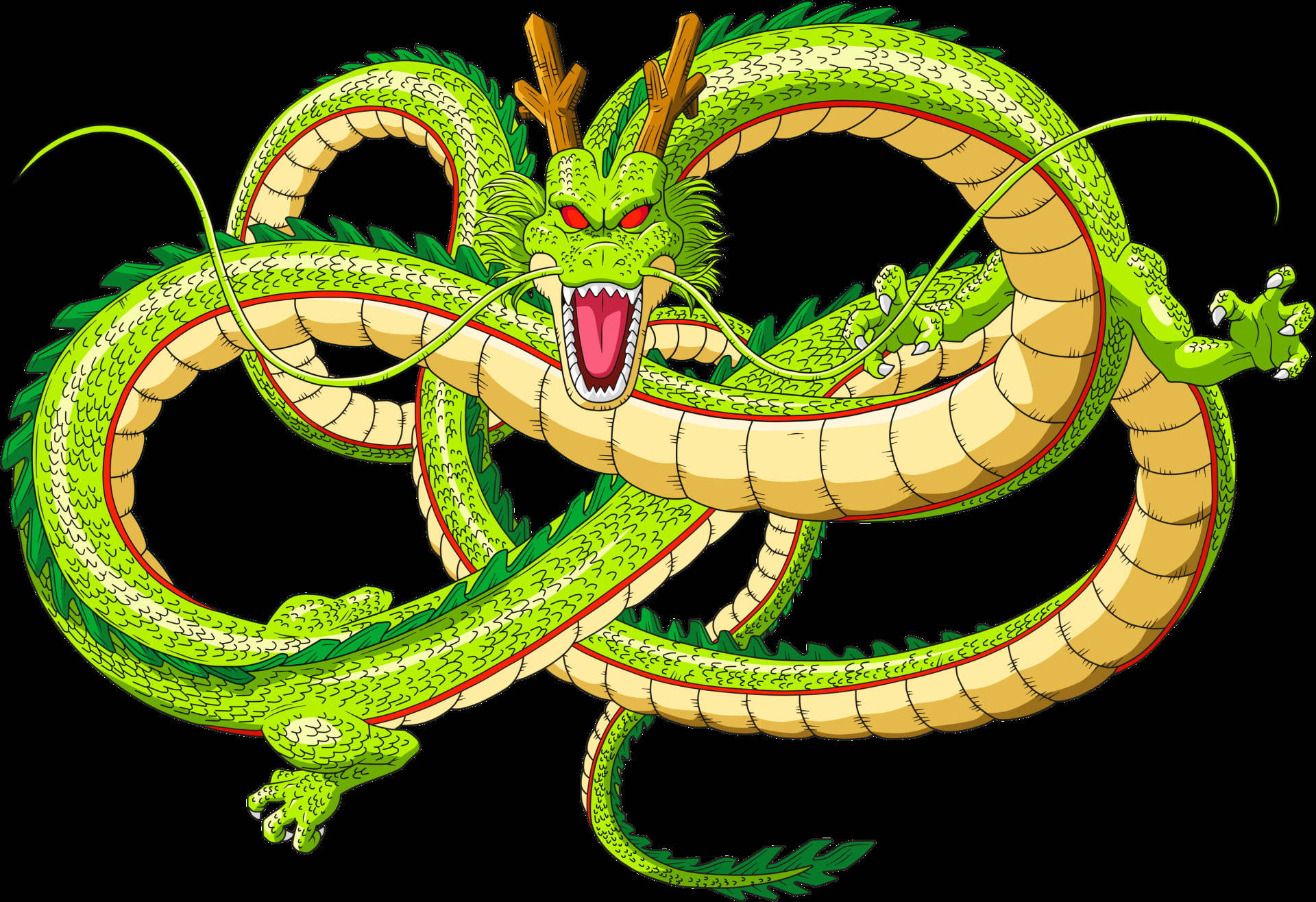 Shenron The Green Dragon Background