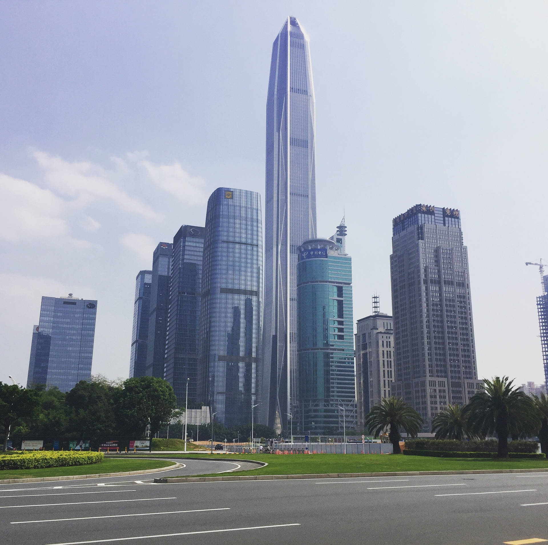 Shenzhen City Ping An Finance Centre Background